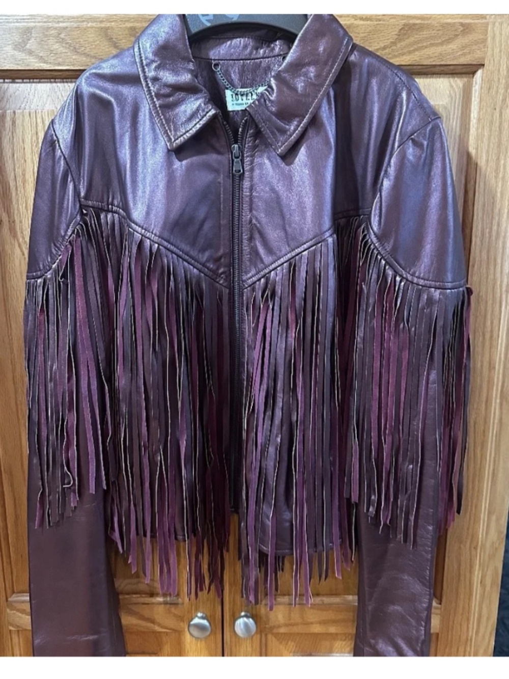 Idyllwind fringe metallic jacket